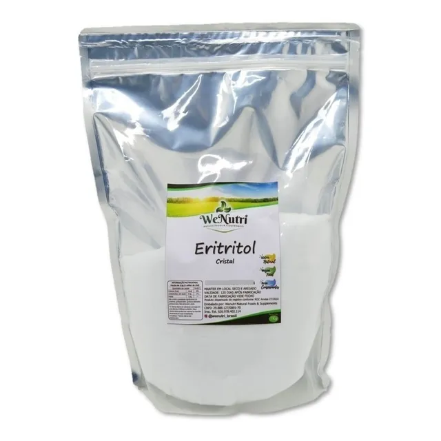 Eritritol Cristal Puro 500g Importado Pronta Entrega Full