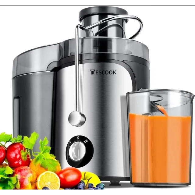 Exprimidor De Jugos De 600w, 3 Velocidades. Marca Tescook