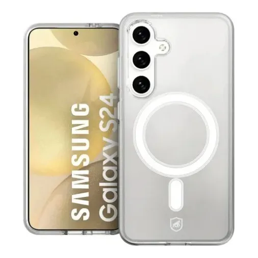 Capinha Magsafe Transparente Samsung S24 S24 Plus/ Ultra/ Fe