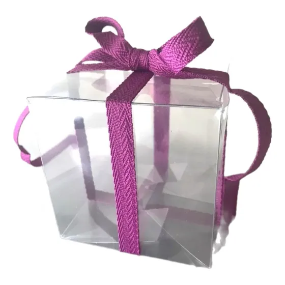 Cajas Acetato Transparente 7x7x7 Cm (alto) (20u)