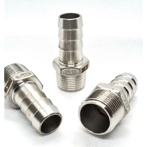 Niple Tipo Botella - Rosca Npt Macho De 3/4 Ac. Inox T304