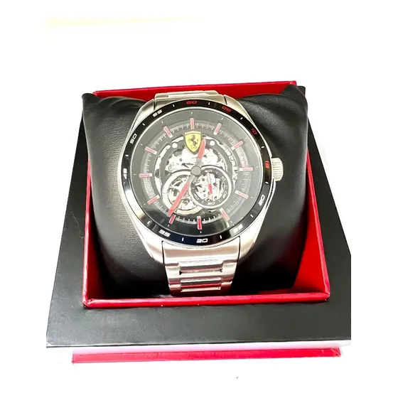 Relógio Scuderia Ferrari 44mm - Pulseira Inox - Original