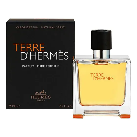 Perfume Terre D Hermes Parfum Pure 75ml Hombre Volumen De La Unidad 75 Ml