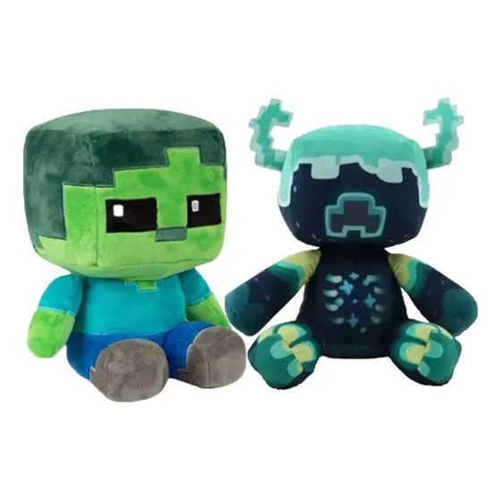 General 2 Peças De Brinquedo De Pelúcia Minecraft Warden
