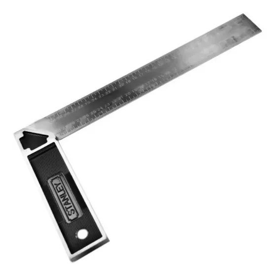 Stanley 12 46-536 cuadrado de aluminio color plata