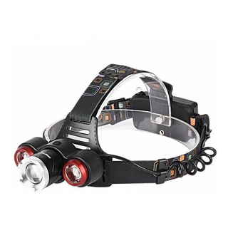 Lanterna De Cabeça T6 Led Cree Profissional Tåtica Recarregå Lanterna De Cabeça T6 Led Cree Profissional Tåtica Recarregå