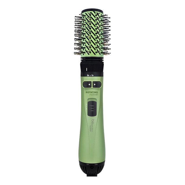 Escova Rotating Secadora Nutrah Be Emotion Verde Polishop 127/220v