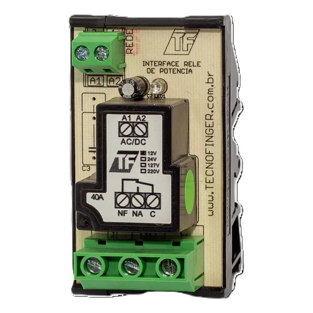 Relé Acoplador Mini Contator 40a Din 12v, 24v, 127v, 220v Tf