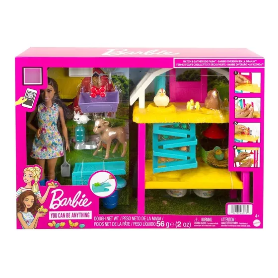 Muñeca Barbie Set De Juego Diversión En La Granja