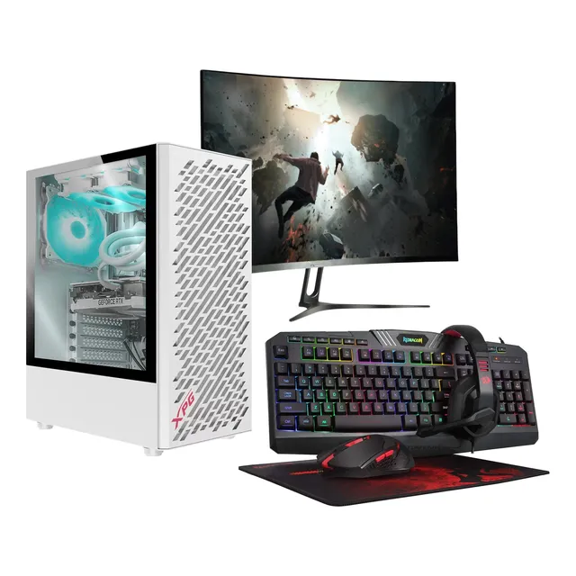 Kit Pc Gamer Monitor 23.8 Ryzen 7 5700x Ram 32gb Ssd 1tb