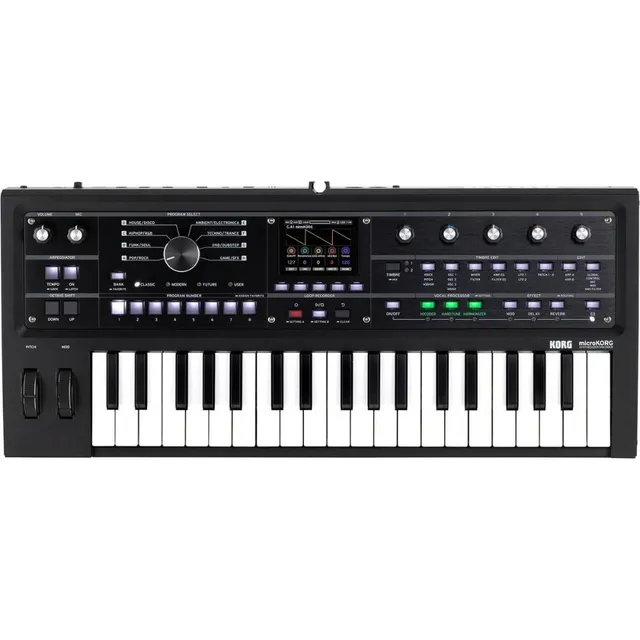 Sintetizador Vocoder Korg Microkorg2 Edición Metallic Black
