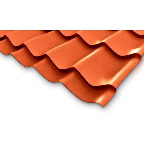 Euro Chapa Teja Plus Roja - 6,10 X 1,14m