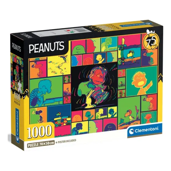 Clementoni Rompecabezas X 1000 Pzas - Peanuts Snoopy 1