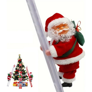 Enfeite Boneco Papai Noel 20cm P/ Porta Escada Árvore Natal Enfeite Boneco Papai Noel 20cm P/ Porta Escada Árvore Natal