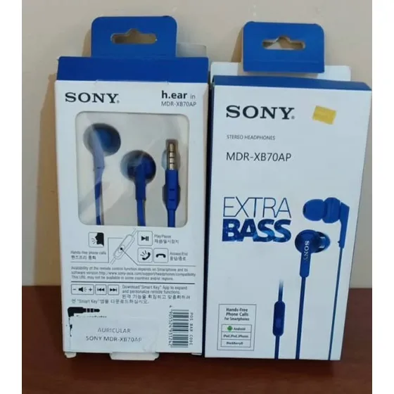 Audífonos Manos Libres Original Sony Mdr-xb70ap Extra Bass