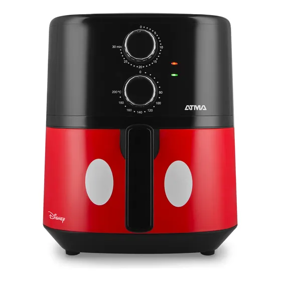 Freidora De Aire 4.5l Atma Disney Fr359pe 1500w Color Negro Y Rojo