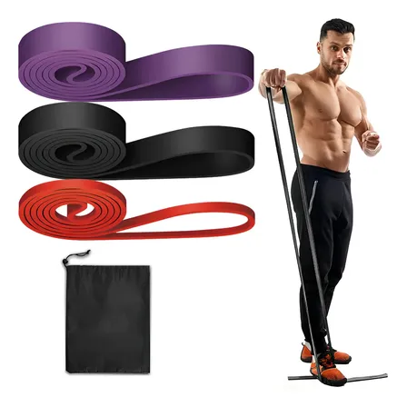 Kit 3 Super Band Elástico Treino Fitness Exercícios Pilates Terracota