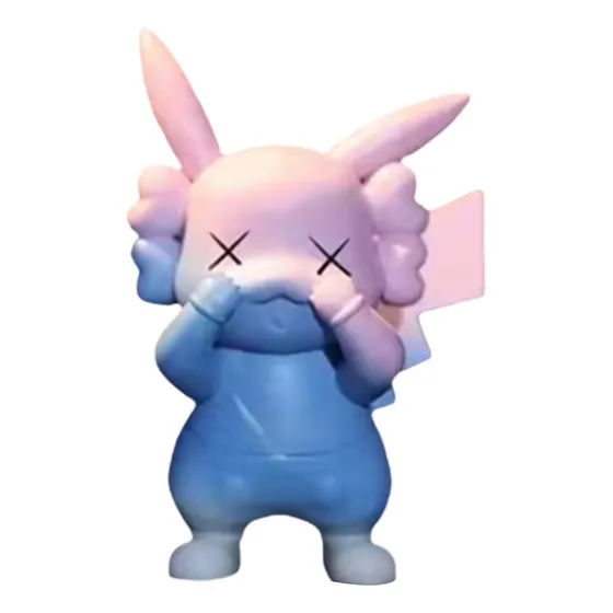 Figura De Anime Kaws Pikachu Pokémon Cute Collection Pinkyco