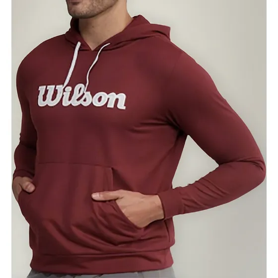 Buzo Buso Hombre Saco Deportivo Con Capucha Wilson Gym