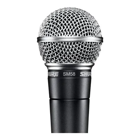 Micrófono Shure Sm Sm58 Gris Oscuro Color Gris oscuro/Plateado