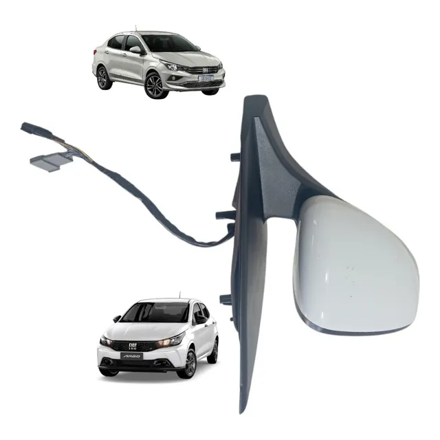 Retrovisor Elétrico C Pisca Sensor Temperatura Cronos Carona