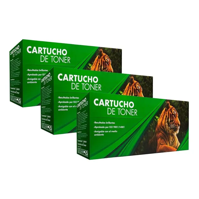 Kit 3 Toner Compatible Con 17a Con Chip M101/ M102w/ M130fw Tinta Negro