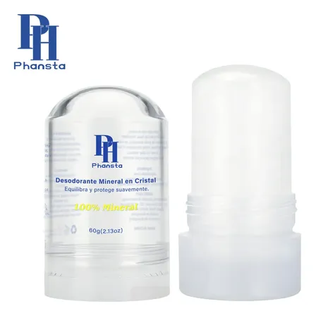 60g Phansta Natural Sekoll Desodorante Pedra Sem Aluminio Sem Fragrância