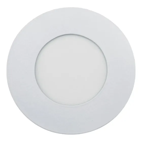 Panel Led Redondo Plano Lumistar 3w Para Empotrar X2 Und