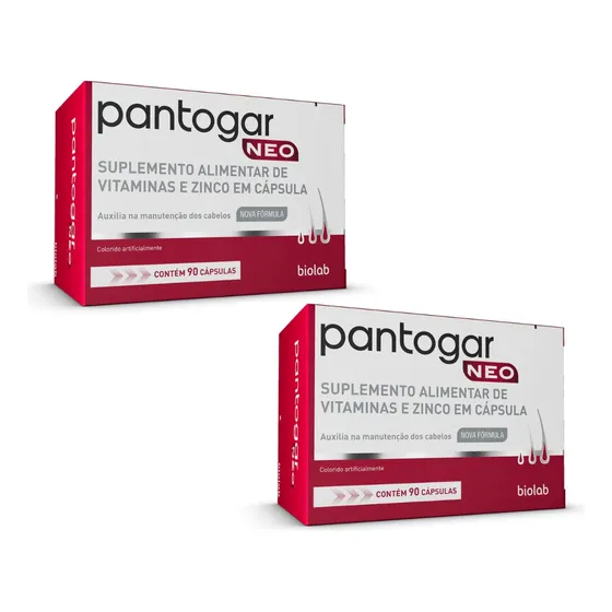 Pantogar Neo C/180 Cápsulas - Kit 2 Caixas De 90 Cápsulas