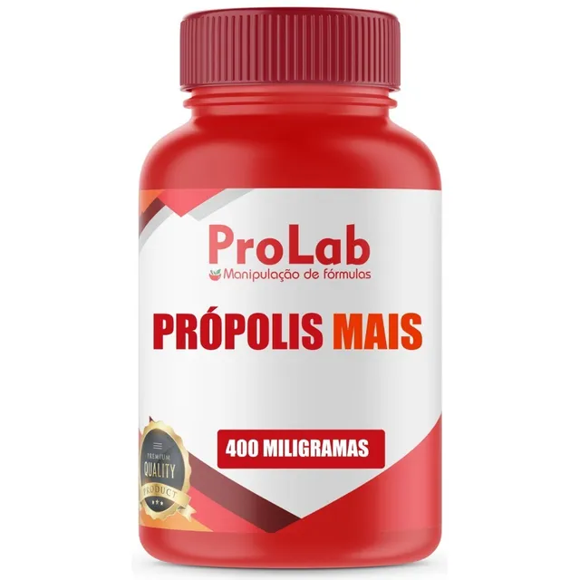 Própolis Mais 400mg 90 Cáps (blend Marrom, Verde E Vermelho)