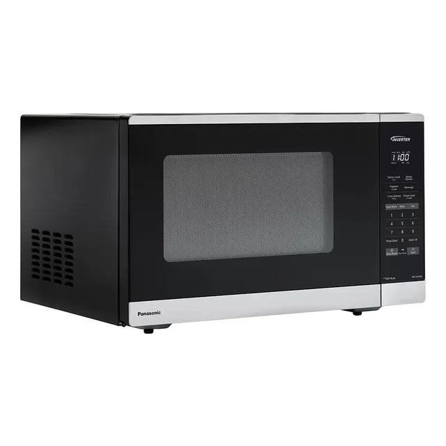 Horno De Microondas De 1.3 Panasonic Acero Con Negro Msi