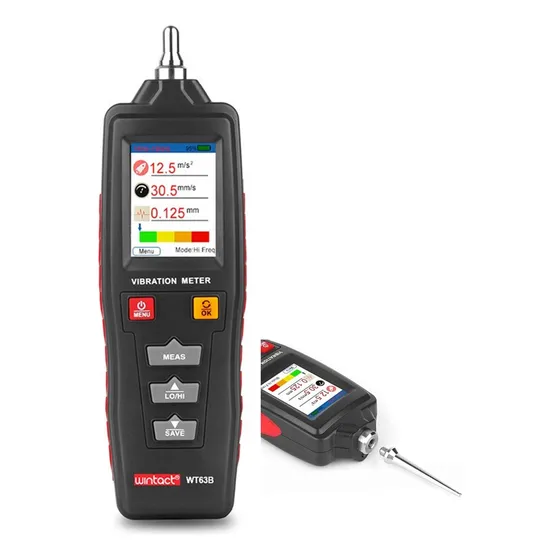 Analizador De Vibraciones Wt63b Medidor Portátil Probador