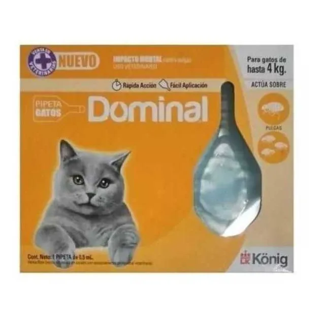 Pipeta Antipulgas Gato Hasta 4kg
