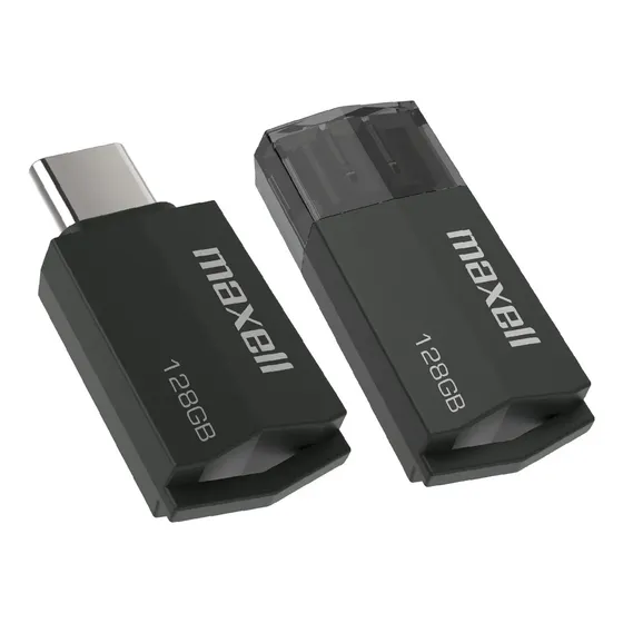Pendrive Maxell Usbtc Tipo C 128gb 3.2 Negro Negro Usbtc
