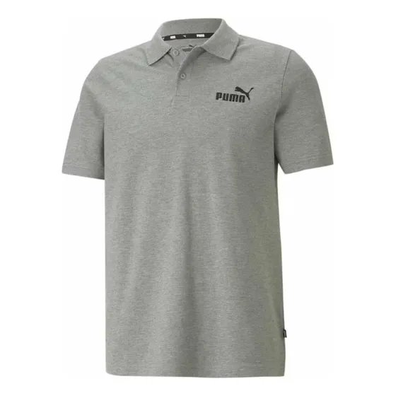 Remera Puma Moda Hombre Ess Pique Polo Gris - Menpi