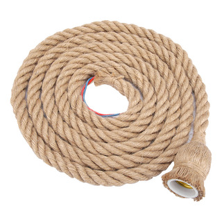 Soporte Para Lámpara Colgante Hemp Rope E27, Diseño Vintage, Soporte Para Lámpara Colgante Hemp Rope E27, Diseño Vintage,