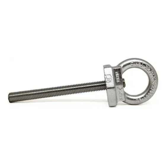 Kit Olhal Ancoragem E Barra 14cm Inox Linha De Vida 25kn