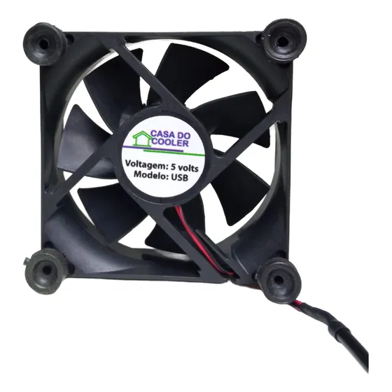 Micro Fan Ventoinha Cooler 8cm Fan 80x80x25 Usb 05v 