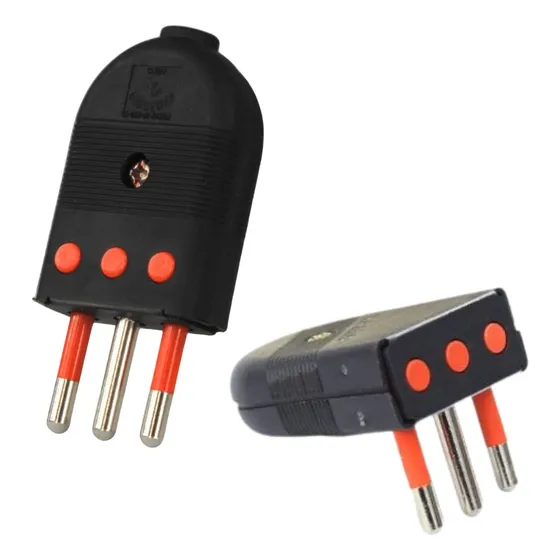 Enchufe Domiciliario Macho Volante 2p+ T 10a