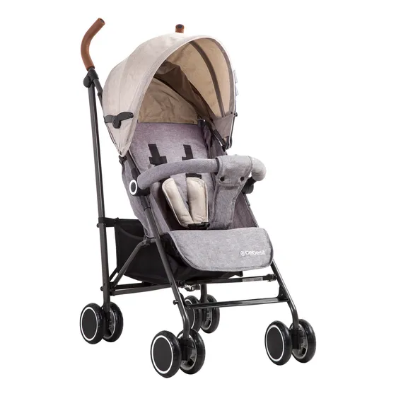 Coche Paragua Clap Melange Beige