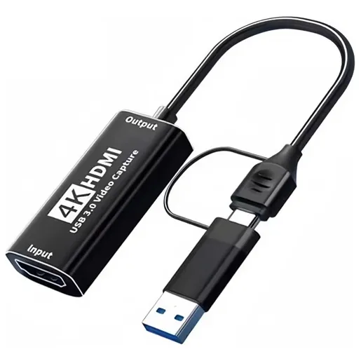Adaptador Hdmi A Usb Obs Zoom Cámara Reflex Capturadora 
