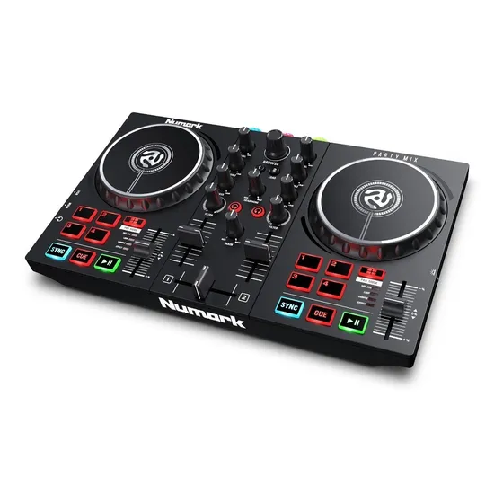 Numark Party Mix Ii Controlador Dj Con Luces Led Integradas Color Negro