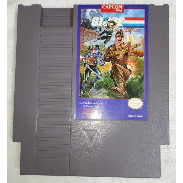 Gi Joe The Atlantis Factor Original Nes - Nintendo