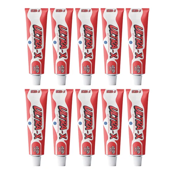 Kit Ultrasex 10u Ultra X Lubrificante Gel Anestésico Anal Sabor Anestesico Extra Forte