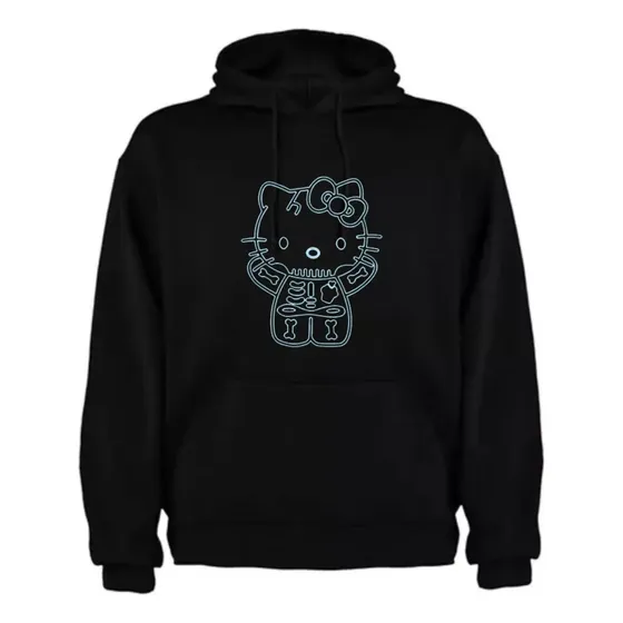 Polera Squleto Hello Kitty Reactivo C.g
