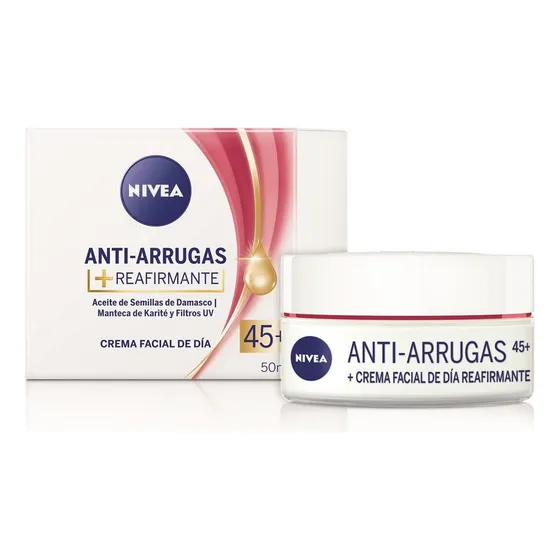 Crema Facial Nivea® Antiarrugas 45+ Reafirmante X 50ml