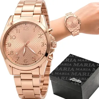 Orizom Relógios Relogio Feminino Inox Original Rose Aco Banhado + Caixa