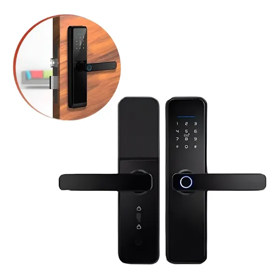 Fechadura Eletrônica Digital Bbg Smart Lock Black Biometria