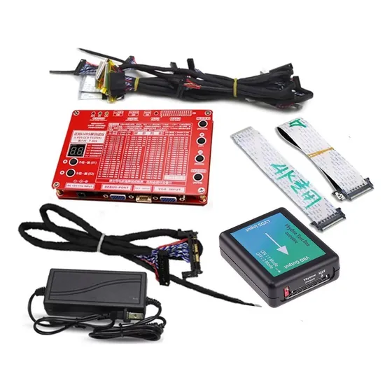 Tester Probador Pantalla Display Led Lcd Adaptador 4k Cables
