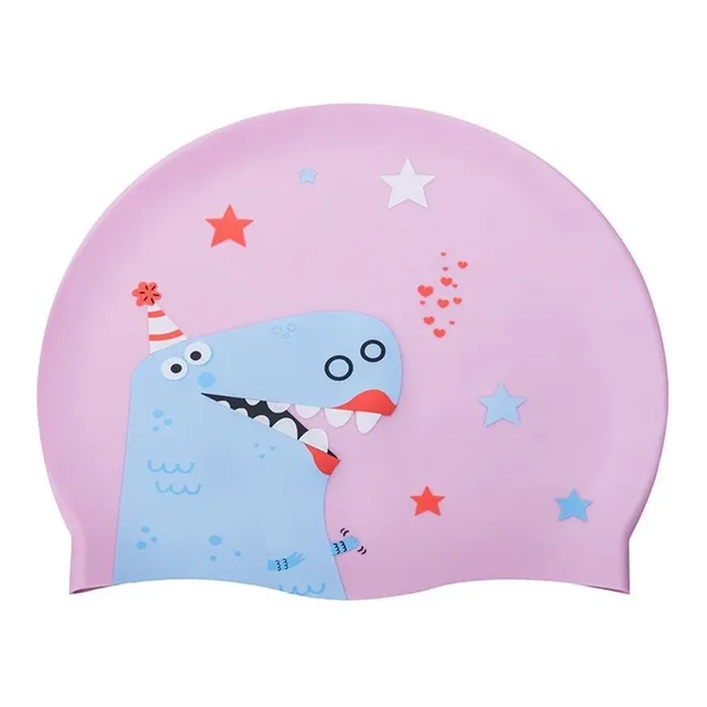 Balneario Gorra Natacion Silicona Para Pelo Largo Niño